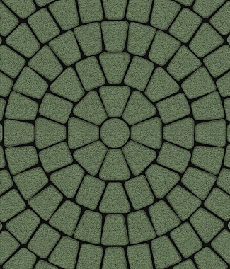 Тротуарная плитка КЛАССИКО - Гранит Зеленый, комплект из 3 видов плит