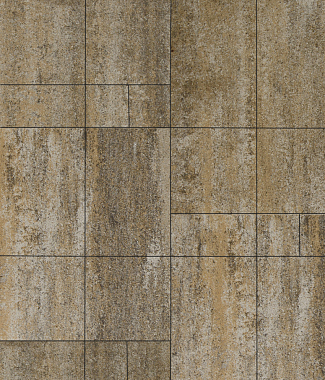 Тротуарная плитка Грандо - Искусственный камень Доломит, комплект из 4 видов плит