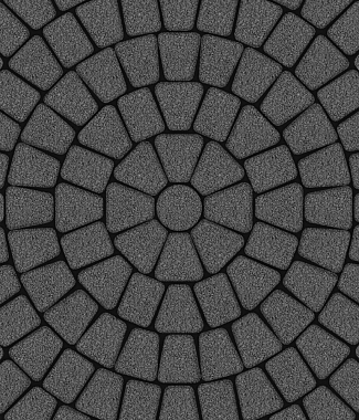 Тротуарная плитка КЛАССИКО - Гранит Серый, комплект из 3 видов плит