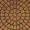 Тротуарная плитка КЛАССИКО - Листопад гладкий Каир, комплект из 3 видов плит