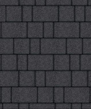 Тротуарная плитка СТАРЫЙ ГОРОД - Стоунмикс Чёрный, комплект из 3 видов плит
