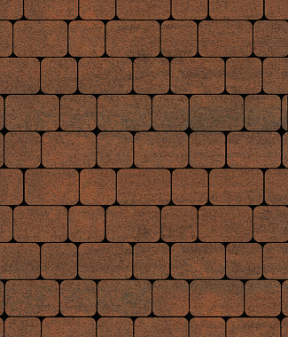 Тротуарная плитка КЛАССИКО - Листопад гранит Мустанг, комплект из 2 видов плит
