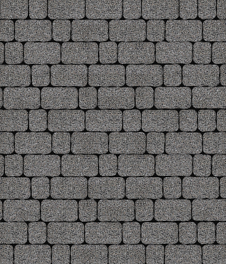 Тротуарная плитка АРЕНА - Стоунмикс кремовый с черным
