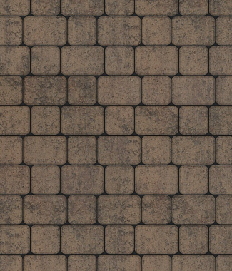 Тротуарная плитка КЛАССИКО - Листопад гладкий Шелковица, комплект из 2 видов плит