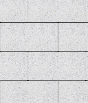 Тротуарная плитка Прямоугольник Стандарт  600х300 - belyj_standart