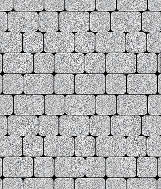 Тротуарная плитка КЛАССИКО - Стоунмикс Белый с черным, комплект из 2 видов плит
