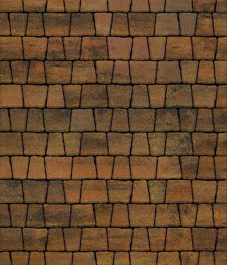 Тротуарная плитка АНТИК - Листопад гладкий Саванна, комплект из 5 видов плит